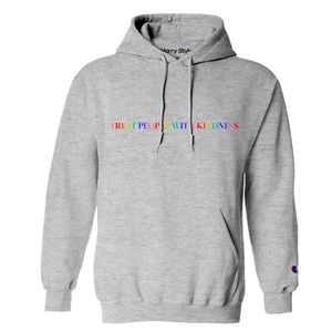 HARRY STYLES 🌈 TPWK Treat People With Kindness Gray Sweatshirt